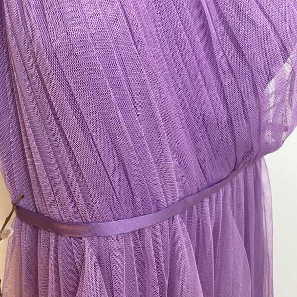 **Worn 1x for wedding** Vera Wang Bobbin Net Evening Dress size 6 - Picture 4 of 6